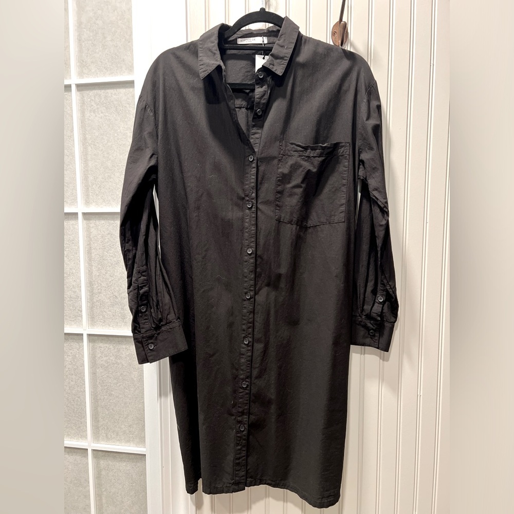 Stateside poplin oversized tunic shirt or dress